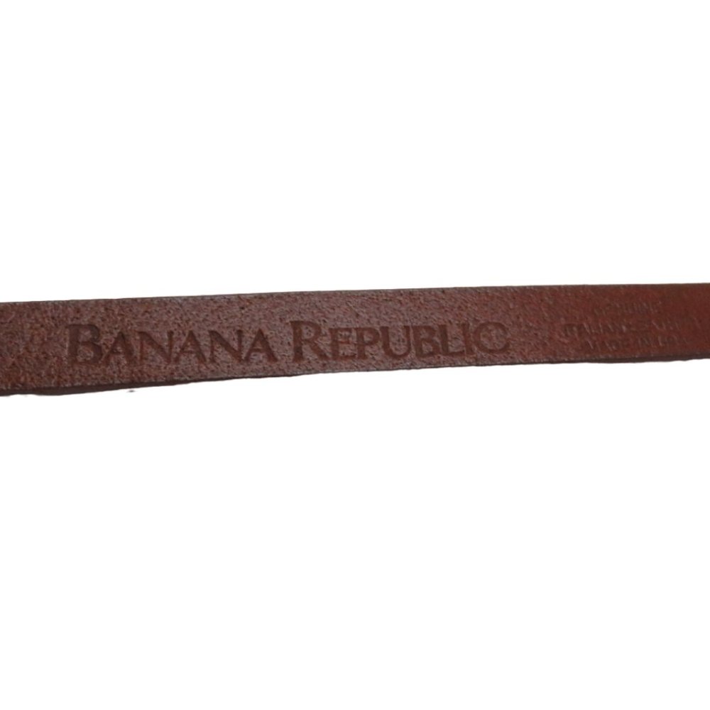 Wraparound Skinny Belt Made In USA From Italian Leather Vintage - Picture 6 of 9